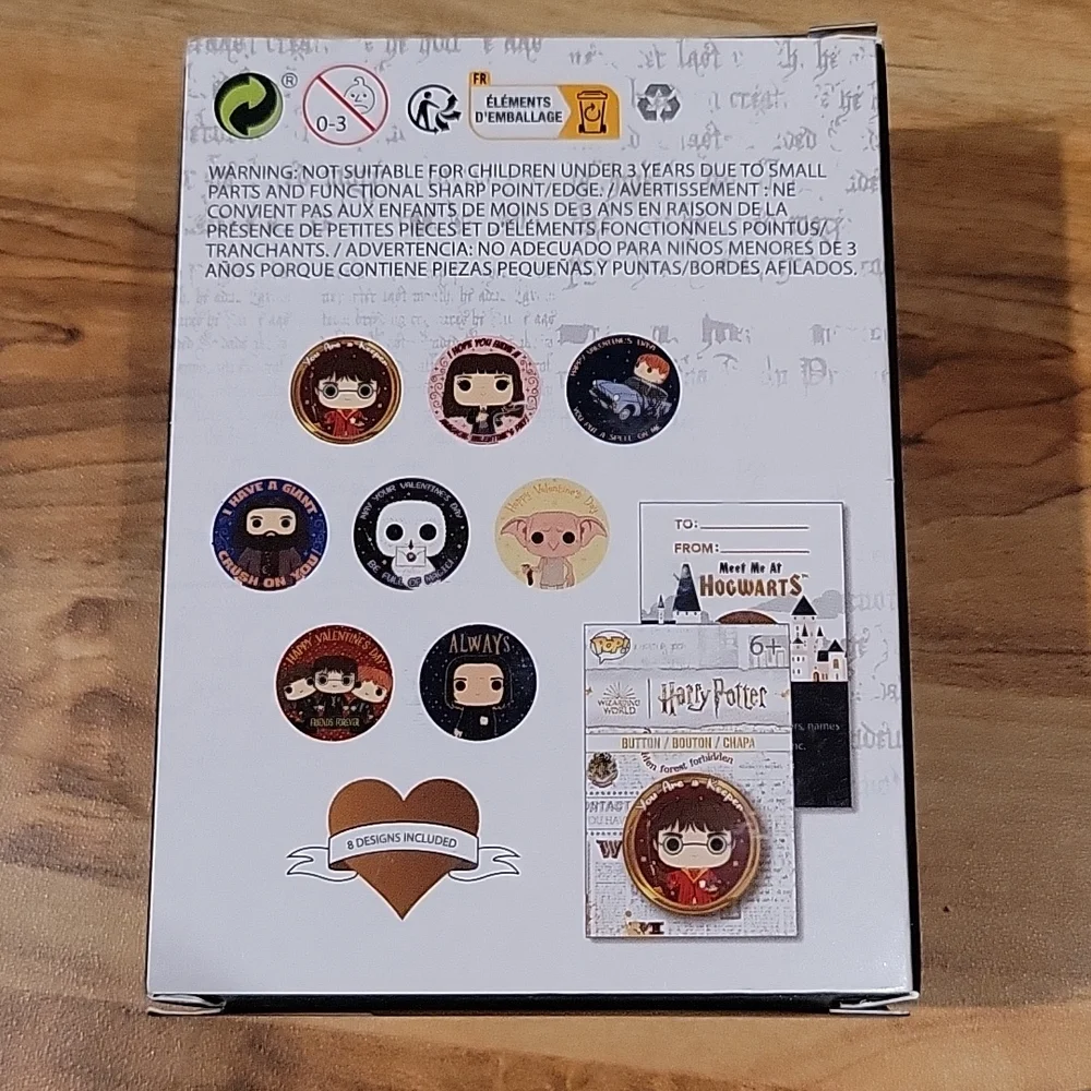 Funko POP! Harry Potter valentines w buttons 10 pk